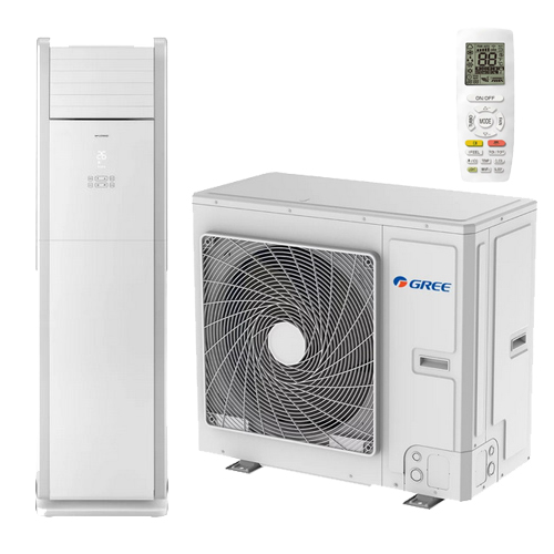 Aparat de aer conditionat tip coloana de podea Gree T-Fresh GVH48ALXK-M6DNC7A Inverter 48000 BTU