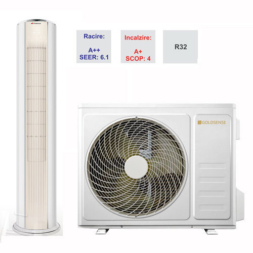 Aparat de aer conditionat tip coloana de podea Platinium PCOL-24R32 Inverter 24000 BTU