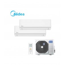 Aparat de aer conditionat multisplit Midea 18000 BTU cu doua unitati interne Dura 9000 BTU