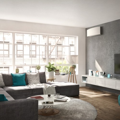 Unitate interna aer conditionat tip split de perete Daikin Emura Bluevolution FTXJ50AW 18000 BTU White